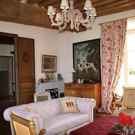 לינה וארוחת בוקר Chateau De La Giraudiere Entre Angers Et Saumur *